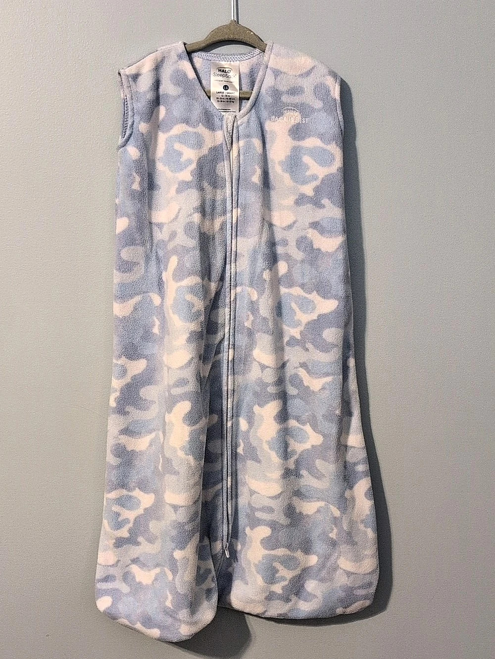 Halo SleepSack Camo Sleep Sack Blue & Pink Baby Large